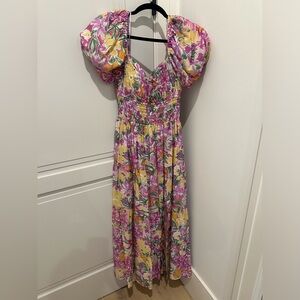 ASTR THE LABEL Florentina Dress in Pink Floral